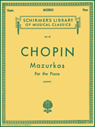 Mazurkas piano sheet music cover